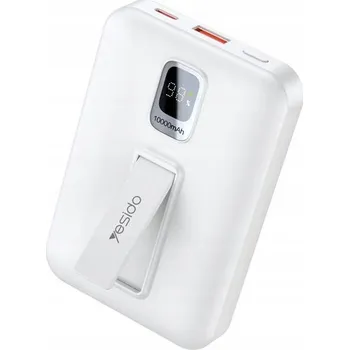 Powerbanka Yesido Powerbanka YP45 10 000 mAh 22,5 W + PD20W + 15W MagSafe, LED, BÍLÁ/ČERNÁ