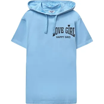 Dívčí šaty Winkiki Kids Wear Dívčí šaty Happy Days - modrá Velikost: 164