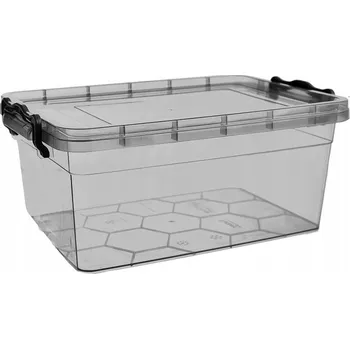 Dóza na potraviny Nádoba na potraviny s víkem šedá 5 l