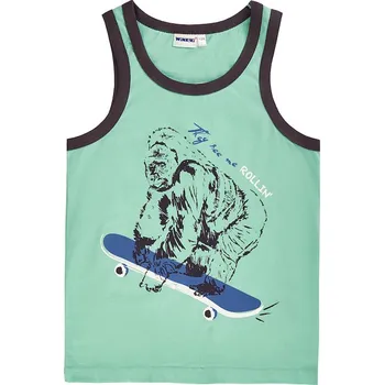 Chlapecké tílko Winkiki Kids Wear Chlapecké tílko Gorilla - zelená Velikost: 152