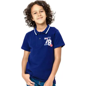 Winkiki Kids Wear Chlapecké tričko Polo 78 - navy Velikost: 164