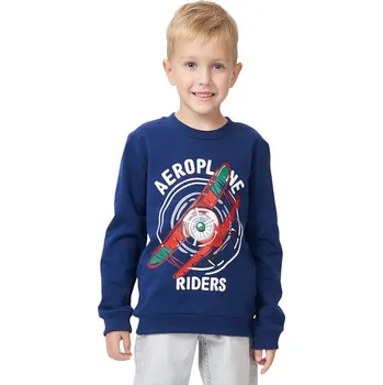 Chlapecká mikina Winkiki Kids Wear Chlapecká mikina Riders - navy Velikost: 116