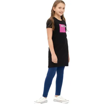 Dívčí šaty Winkiki Kids Wear Dívčí šaty Square - černá Velikost: 164