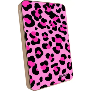 Powerbanka Picasee Powerbanka s MagSafe 5 000 mAh Zlatá - Pink Tiger