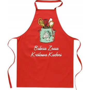 Kuchyňská zástěra Kuchyňská zástěra pro babičku (Jméno) Královna kuchyně Dárek