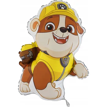 Balónek Fóliový balónek Rubble Tlapková patrola k narozeninám 35 cm - s úchytem