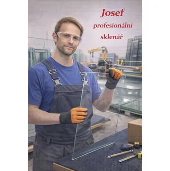 Plechová cedule Cedule - Sklenář - Plast / A5 ( 20x15cm) / 3. Kresba tužkou