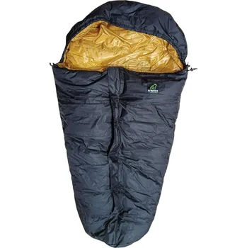 Spacák Dětský péřový spací pytel KWAK Ankaa barva: černá - karamelová
