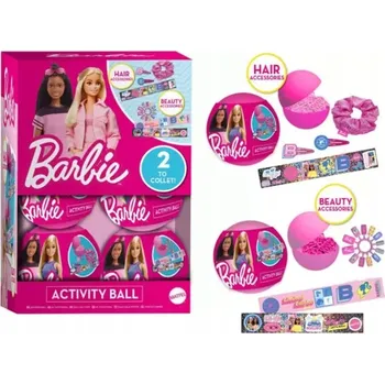 Panenka BARBIE Surprise koule s doplňky/vlasy 99-0162