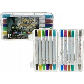 Fixy oboustranné 12 barev