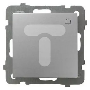 vypínač Vypínač jednoduchý Klasik, Podomítkový Ospel stříbrný ŁP-6G/m/18