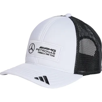 Kšiltovka ADIDAS Kšiltovka Mercedes - AMG PETRONAS FORMULA ONE TEAM SNAPBACK LOGO TRUCKER BÍLÁ|ČERNÁ