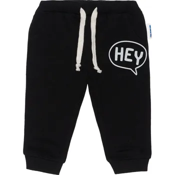 Winkiki Kids Wear Chlapecké tepláčky Hey - černá Velikost: 80