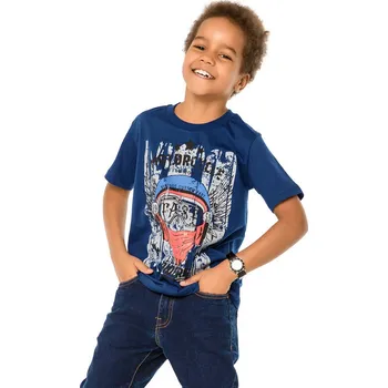 Chlapecká mikina Winkiki Kids Wear Chlapecké tričko Lucky Riders - navy Velikost: 128