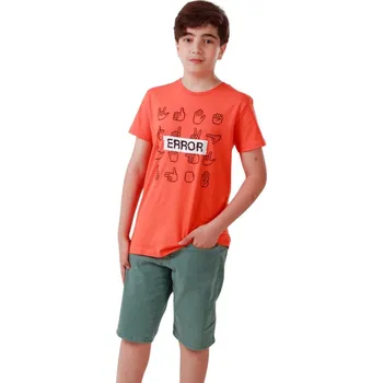 Winkiki Kids Wear Chlapecké tričko Error - oranžová Velikost: 158