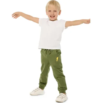 Winkiki Kids Wear Chlapecké tepláky Super Power - khaki Velikost: 104