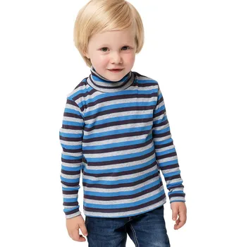 Chlapecký svetr Winkiki Kids Wear Chlapecké rolák Boys Zone - tmavě modrá - pruhy Velikost: 98