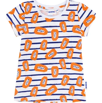 Winkiki Kids Wear Dívčí tričko Papaya - bílá Velikost: 116