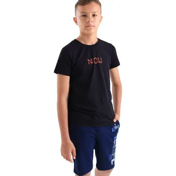 Chlapecké tričko Winkiki Kids Wear Chlapecké tričko Now - černá/červená Velikost: 146