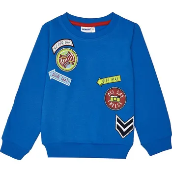 Chlapecká mikina Winkiki Kids Wear Chlapecká mikina Signs - modrá Velikost: 116