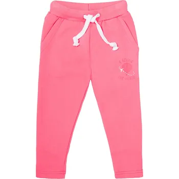 Winkiki Kids Wear Dívčí tepláky Travel - růžová Velikost: 110