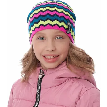 Čepice Marhatter Dívčí pletená čepice - 9413 - duhová