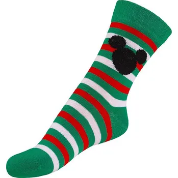 Ponožky dětské Mickey 2 Červená,Béžová,Zelená - 23-26 BX1001453