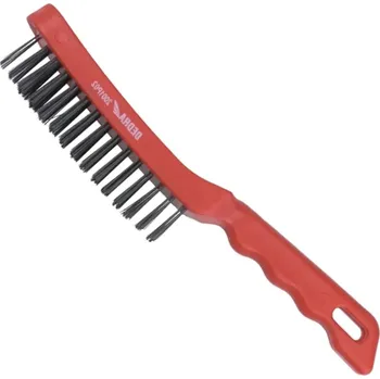 Drátěný kartáč DEDRA-EXIM Drátěný kartáč 5řadý, DEDRA 2001P02 ocel, 270 mm, plastová rukojeť