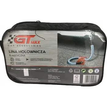 Tažné lano GTMax Pružné tažné lano 1,5-4m nosnost 2,5 tuny