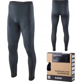 Pánské termo spodky Funkční spodky Hi-Tec Ronin šedé, velikost XXL