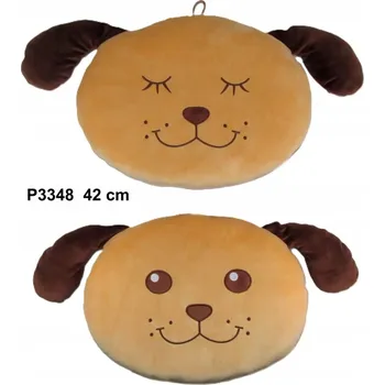 plyšák Polštář pes hnědý 42cm MIX