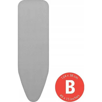 Brabantia Potah na žehl.prkno B,124X38cm,4mm molitan,Silver