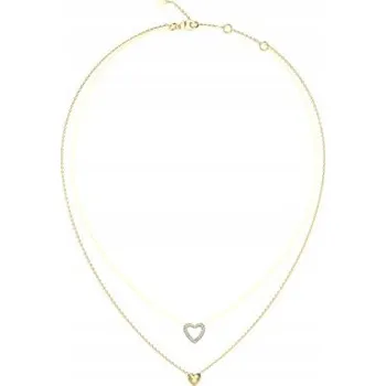 Náhrdelník Dámský zlatý náhrdelník Guess srdce 46 cm