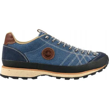 Pánská treková obuv Pánské turistické boty LOMER Bio Naturale Canvas - Velikost 40, Tmavě modrá, Pro turistiku