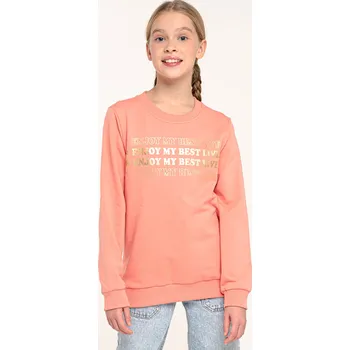 Dívčí mikina Winkiki Kids Wear Dívčí mikina Enjoy my best live - tmavě-růžová Velikost: 134