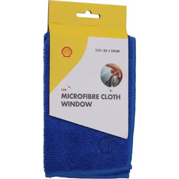 Utěrka HADŘÍK Z MIKROVLÁKNA NA ČIŠTĚNÍ OKEN A ZRCADEL 35x35CM SHELL