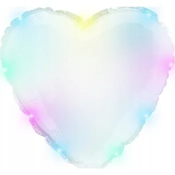 Balónek Balónek vícebarevný srdce 1 ks