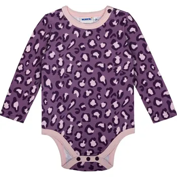 Kojenecký body Winkiki Kids Wear Dívčí body Cats - fialová Velikost: 74
