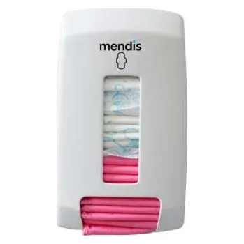 Zásobník na hygienické potřeby Mendis - plastový, bílý
