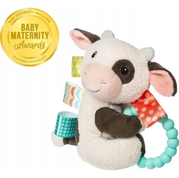 Kravička Chrastítko a Kousátko s Cedulkami. Taggies Mary Meyer