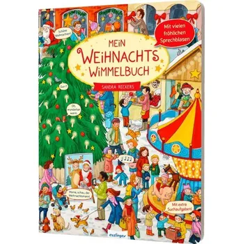 První čtění Mein Weihnachts-Wimmelbuch - Reckers, Sandra [DE] (2024, Formát desky, Esslinger Verlag)