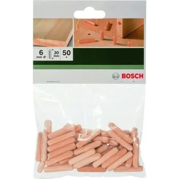 Vrták Dřevěné kolíky Bosch 6x30 mm (50 ks ) 2609255309
