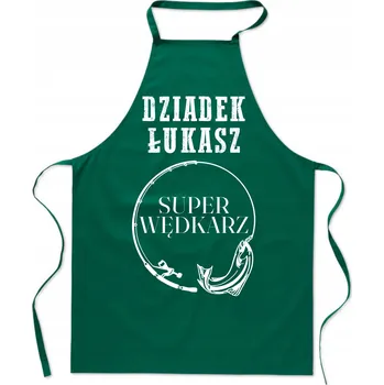 Kuchyňská zástěra Kuchyňská zástěra - Dárek pro dědečka - Dědeček (jméno) Super Rybář