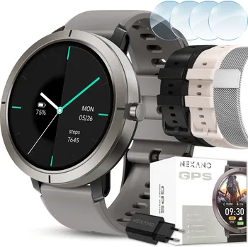 Hodinky Chytré Hodinky Nexano NX76 stříbrné