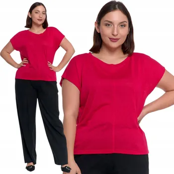 Dámská halenka Dámská bavlněná halenka, volný STŘIH pohodlná a ELEGANTNÍ , MORAJ Pink L