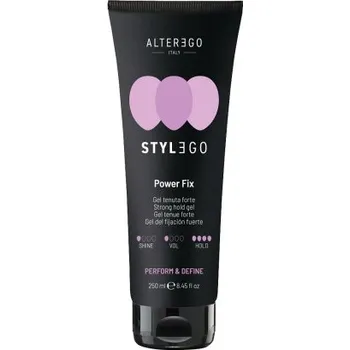 Stylingový přípravek AlterEgo StyleEgo – silně tužicí gel pro dokonalou fixaci 250 ml silná fixace • tvar & kontrola • 250 ml