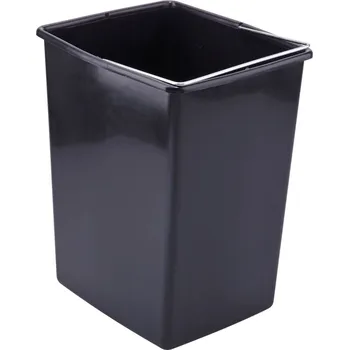 Elletipi Plastový koš s rukojeti SECCHIO RETT 17 l černý