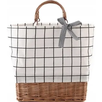 Kabelka Ecarla proutěná kabelka, vícebarevná