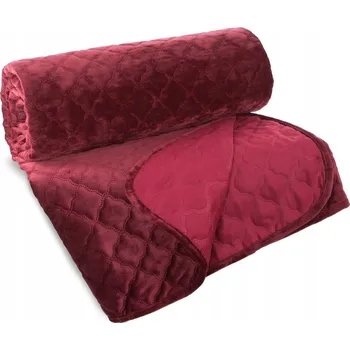 Přehoz na lůžko Přehoz na postel Eurofirany polyester 220 cm x 240 cm červený