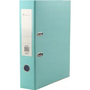 Šanon na dokumenty A4/80 mm s pákovým mechanismem, tyrkysový